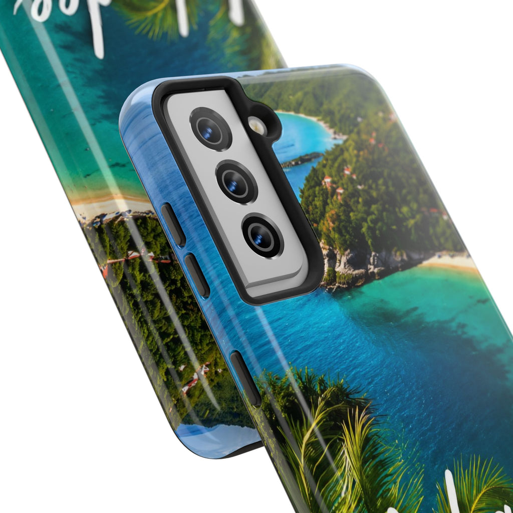 Labadee Haiti Beach Tough Phone Case — Tropical Island Protective Cover