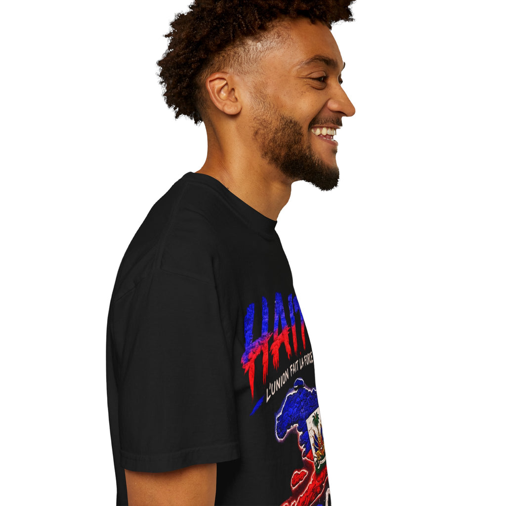 Haiti 1804 Flag Map T-Shirt — Haitian Pride Graphic Tee