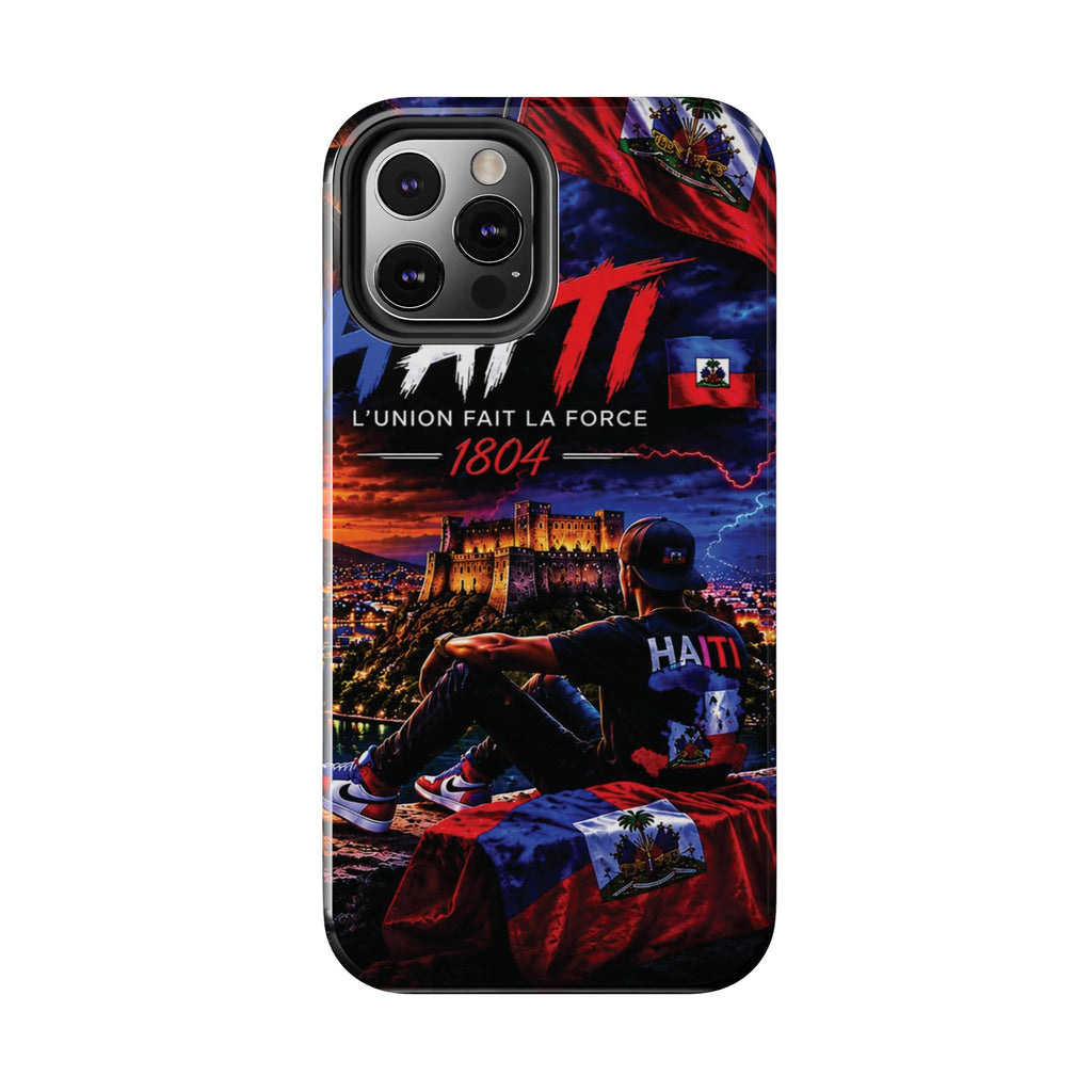 Haiti 1804 Tough Phone Case — L'Union Fait La Force Patriotic Protective Cover