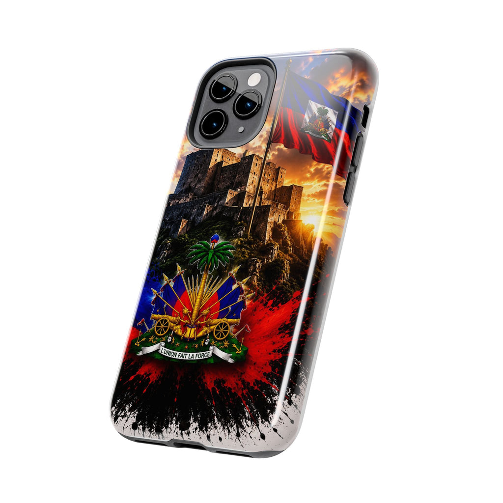 Haiti Crest Tough Phone Case — Citadel Sunset Protective Phone Cover