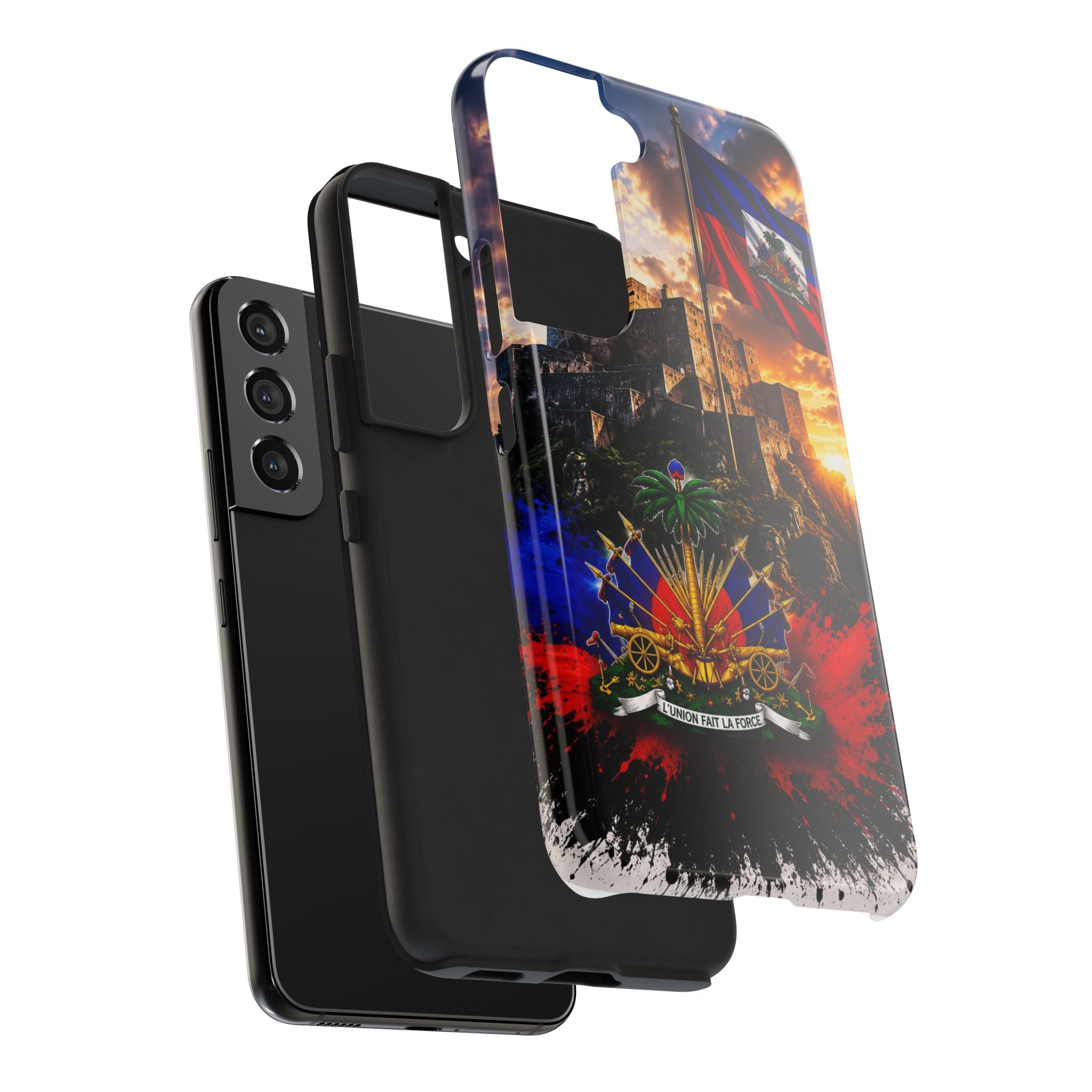 Haiti Crest Tough Phone Case — Citadel Sunset Protective Phone Cover