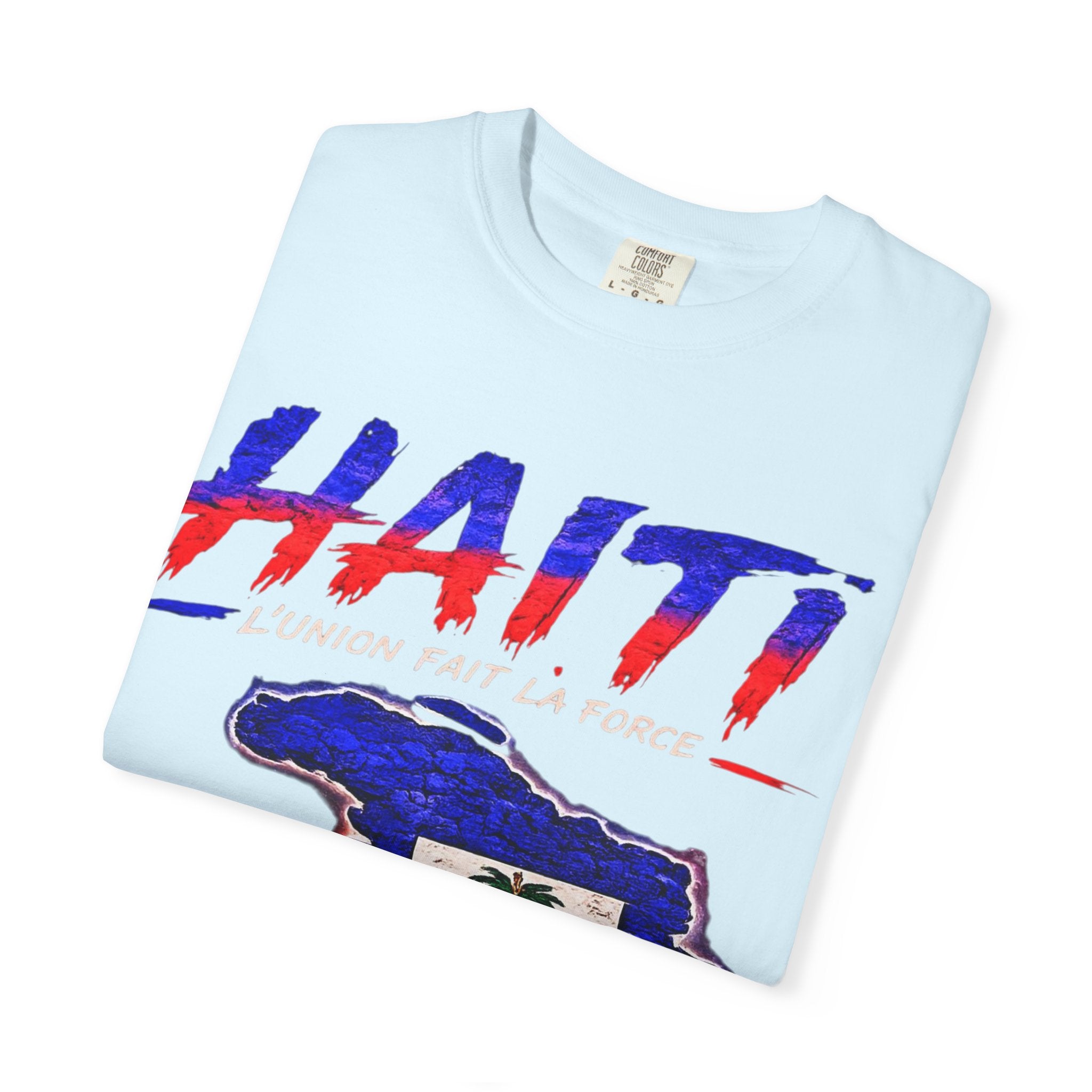 Haiti 1804 Flag Map T-Shirt — Haitian Pride Graphic Tee