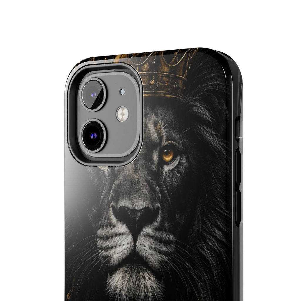 Lion 'Discipline Focus Success' Tough Phone Case