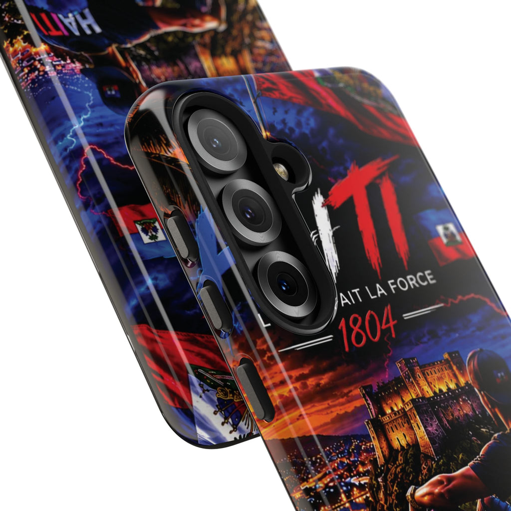 Haiti 1804 Tough Phone Case — L'Union Fait La Force Patriotic Protective Cover