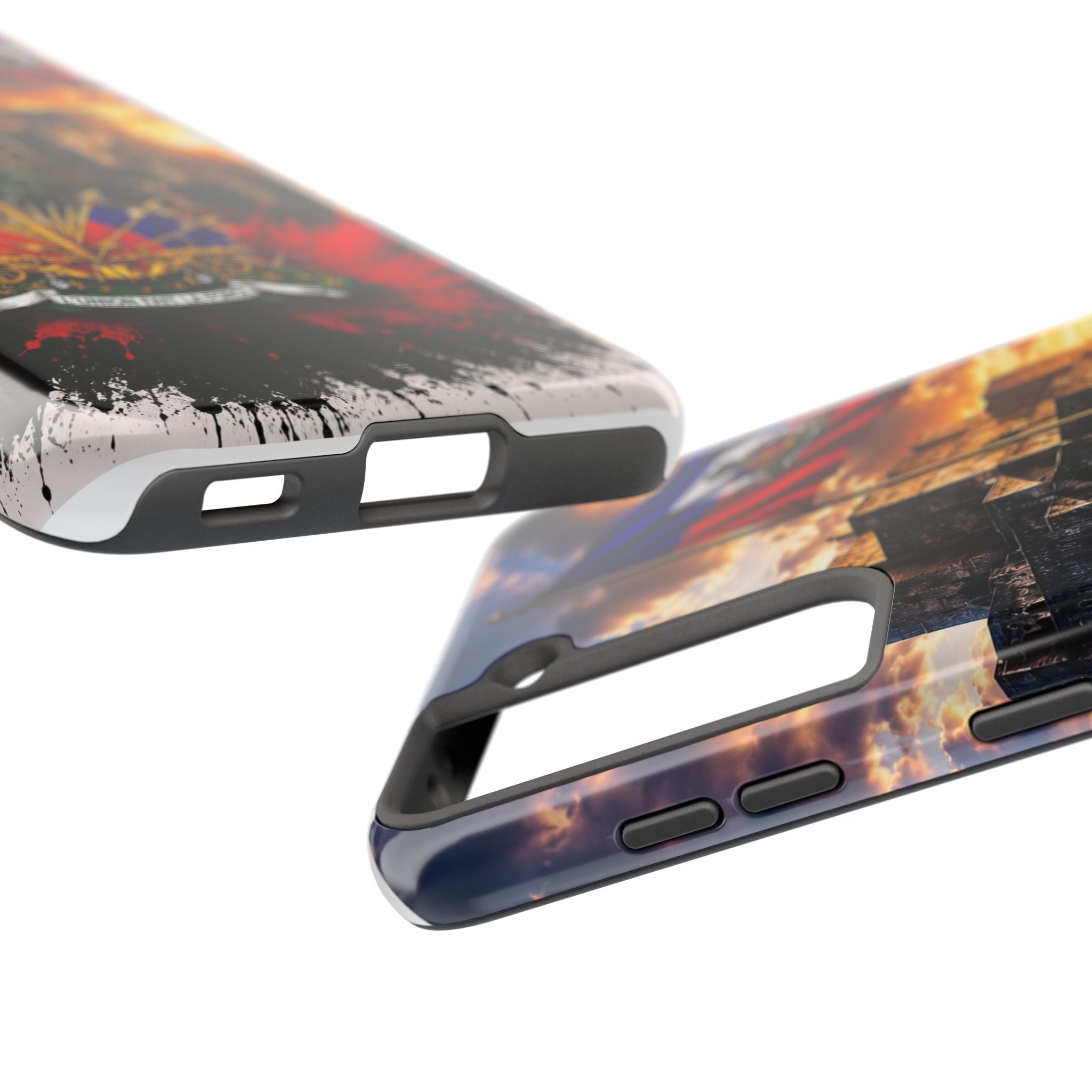 Haiti Crest Tough Phone Case — Citadel Sunset Protective Phone Cover