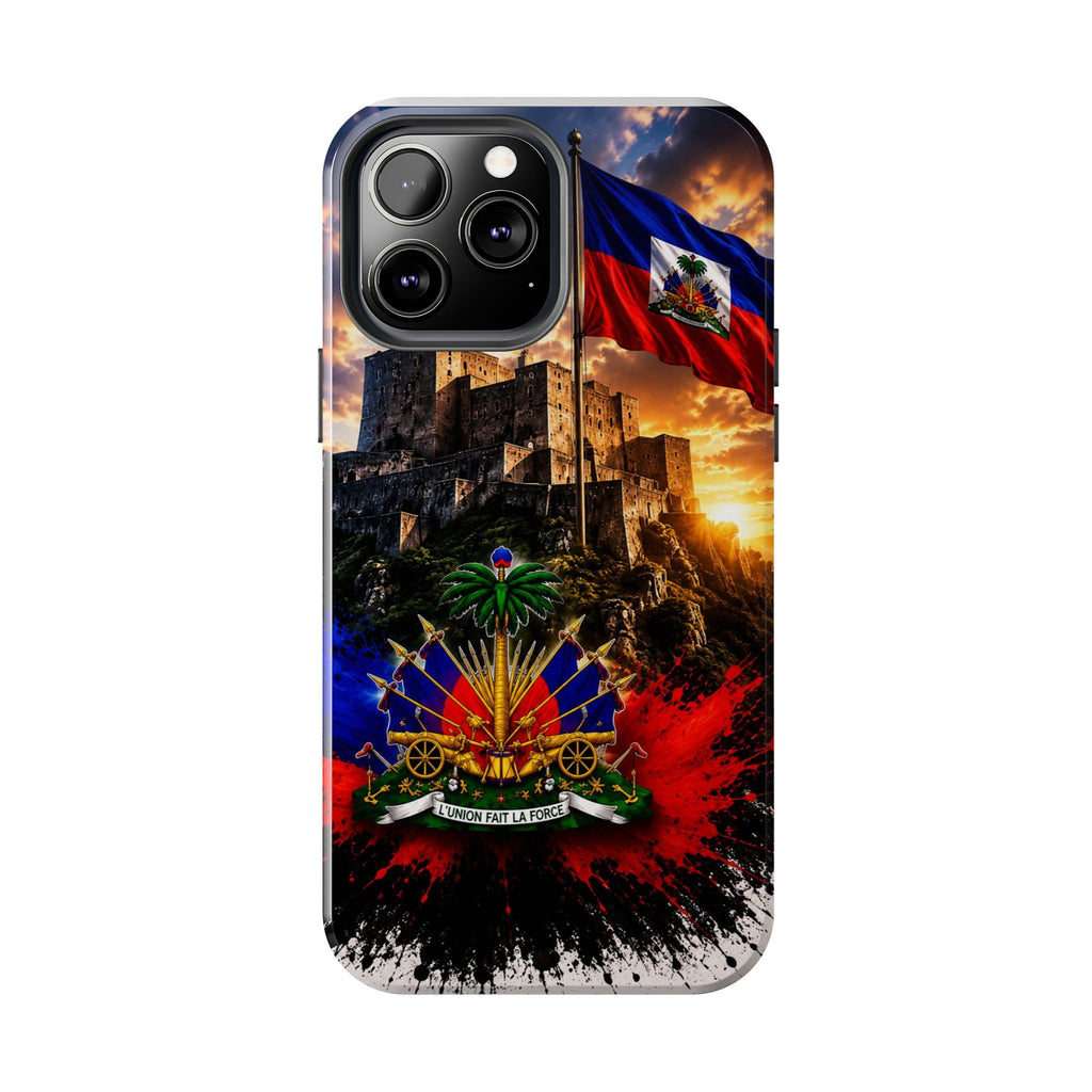 Haiti Crest Tough Phone Case — Citadel Sunset Protective Phone Cover