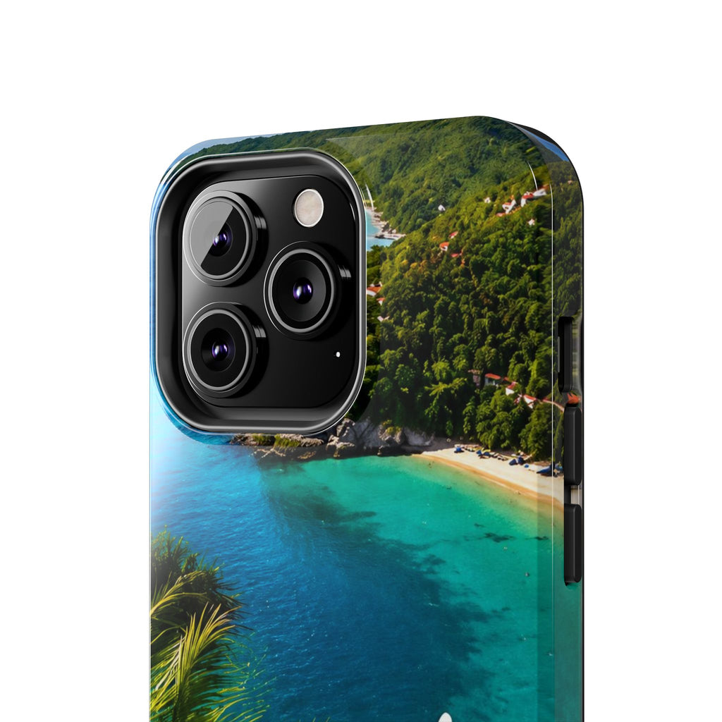 Labadee Haiti Beach Tough Phone Case — Tropical Island Protective Cover