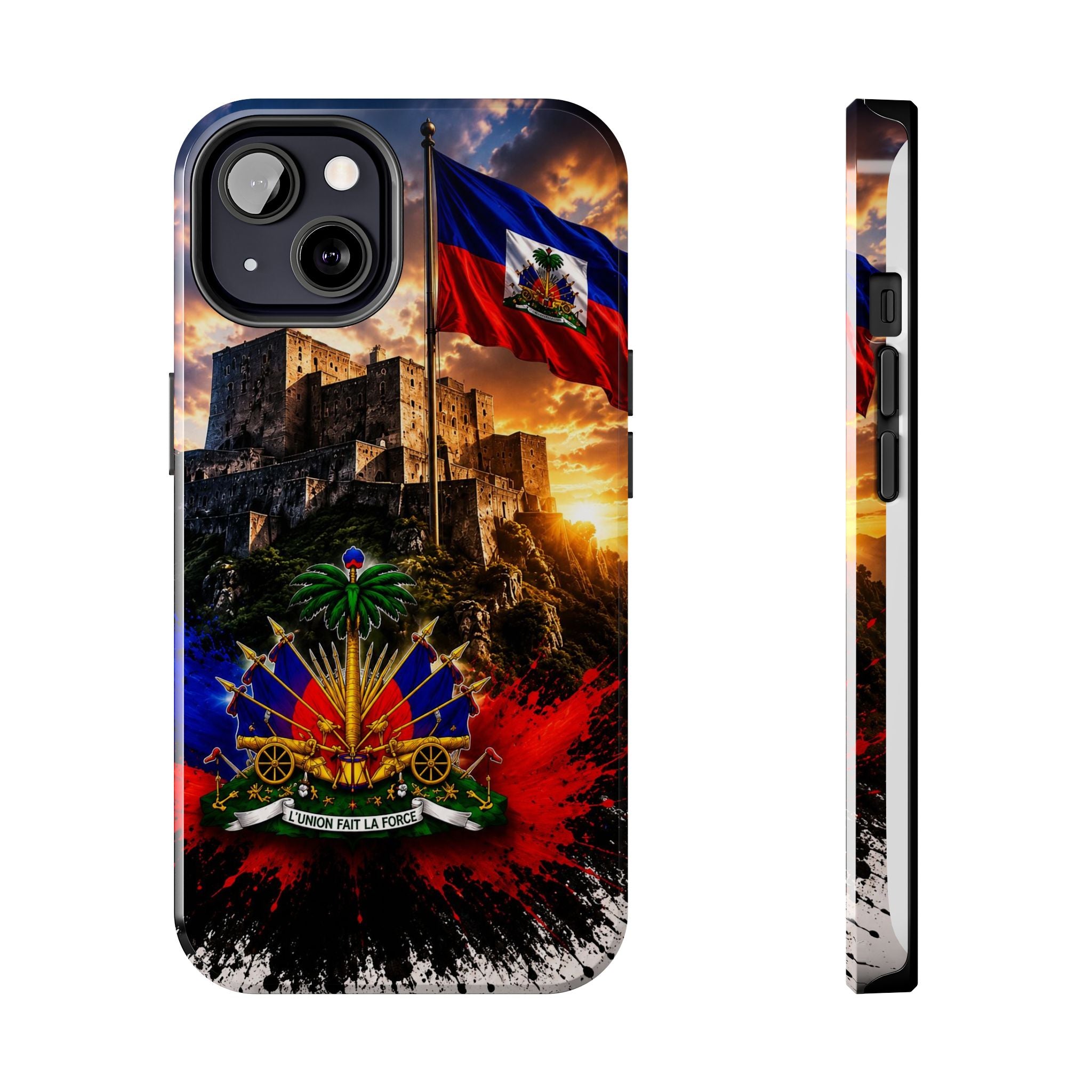Haiti Crest Tough Phone Case — Citadel Sunset Protective Phone Cover