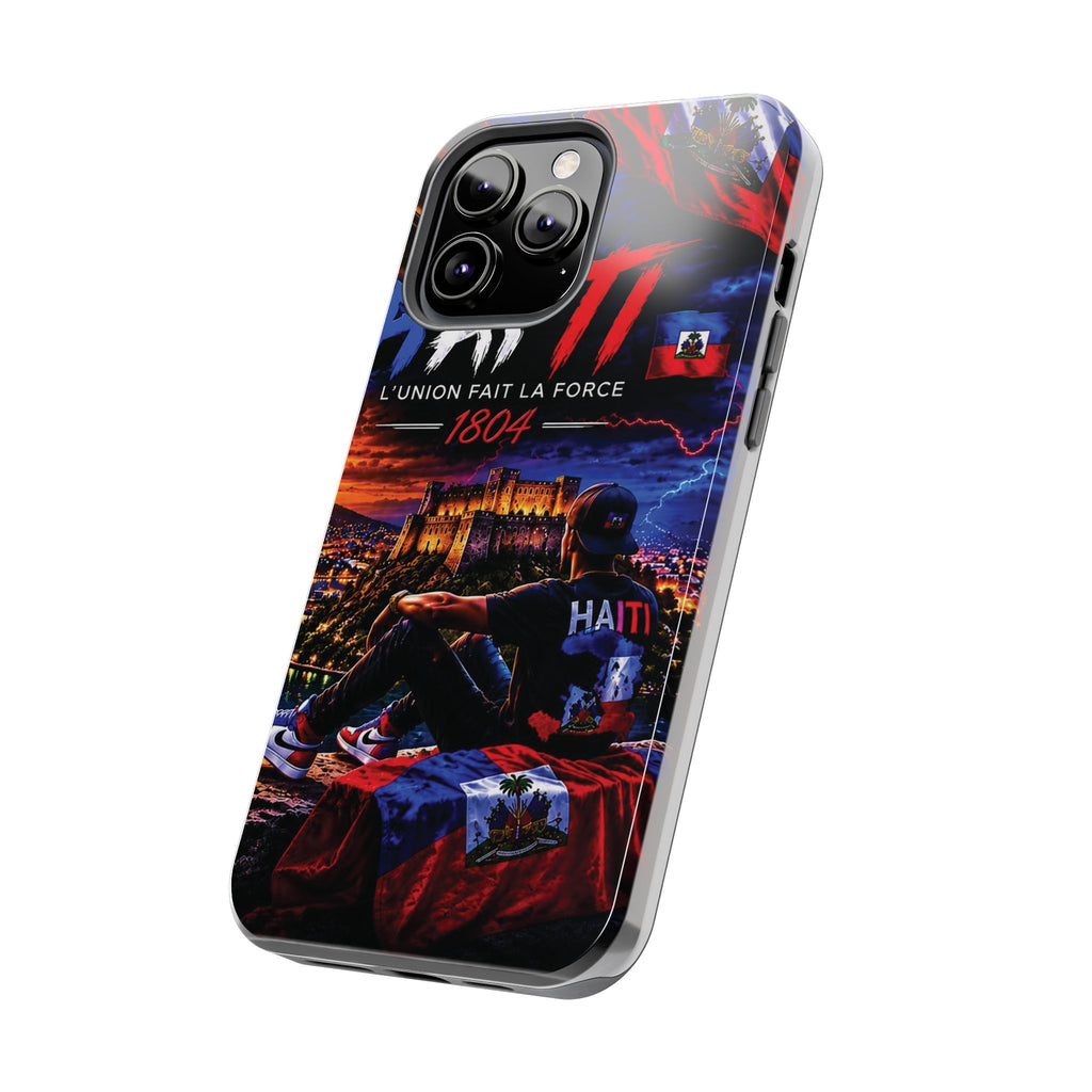 Haiti 1804 Tough Phone Case — L'Union Fait La Force Patriotic Protective Cover