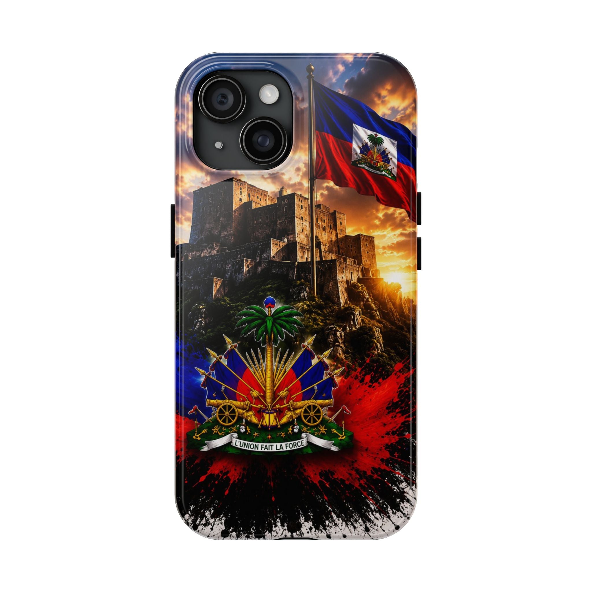 Haiti Crest Tough Phone Case — Citadel Sunset Protective Phone Cover