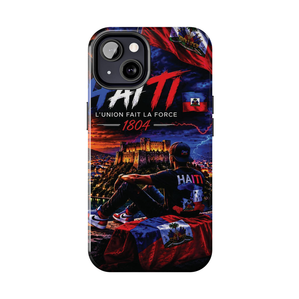 Haiti 1804 Tough Phone Case — L'Union Fait La Force Patriotic Protective Cover