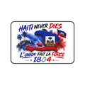 Haiti Never Dies Desk Mat — L'union Fait La Force 1804 Haitian Flag Desk Pad