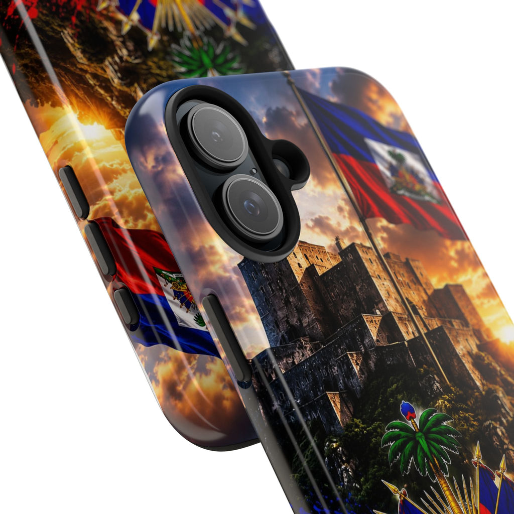 Haiti Crest Tough Phone Case — Citadel Sunset Protective Phone Cover