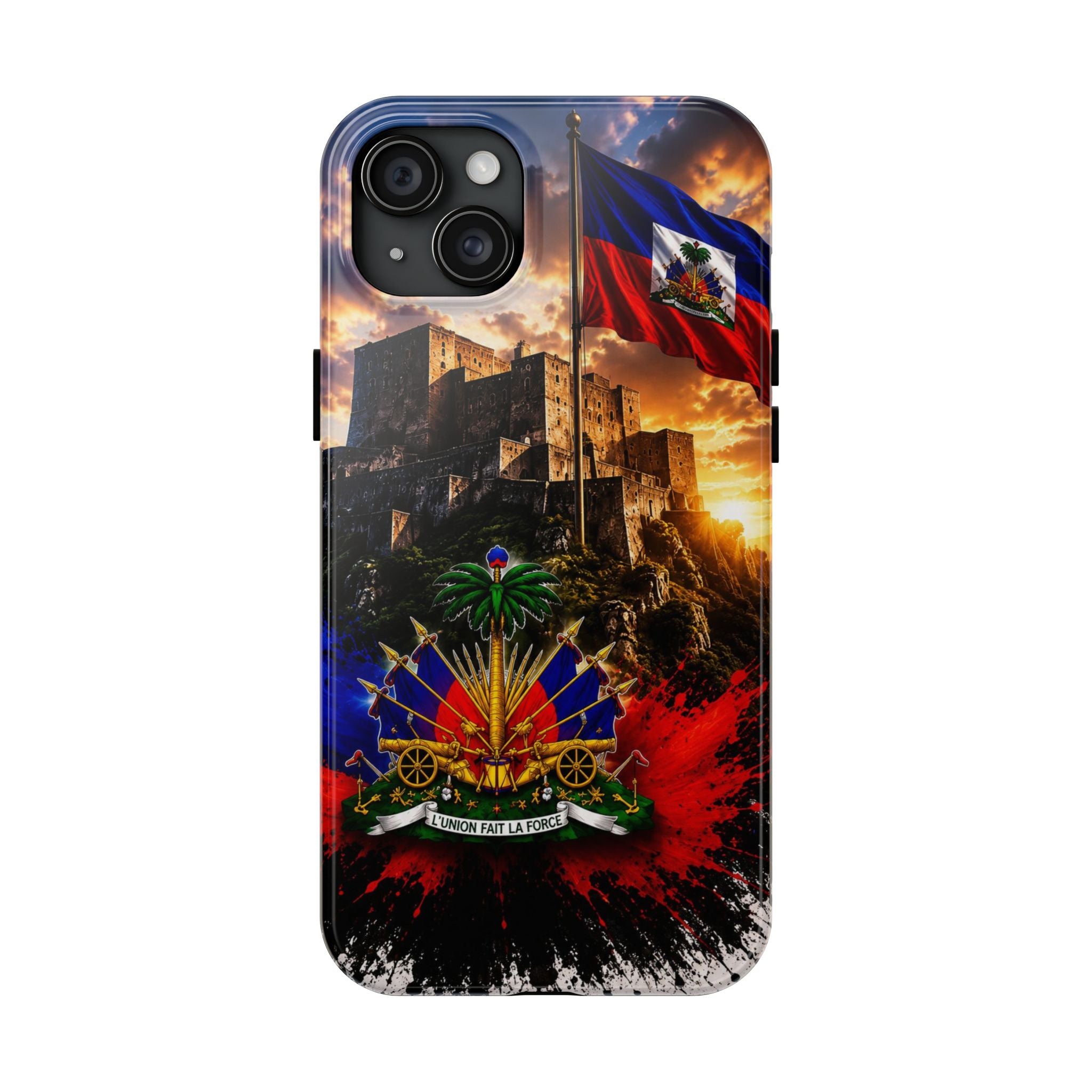 Haiti Crest Tough Phone Case — Citadel Sunset Protective Phone Cover
