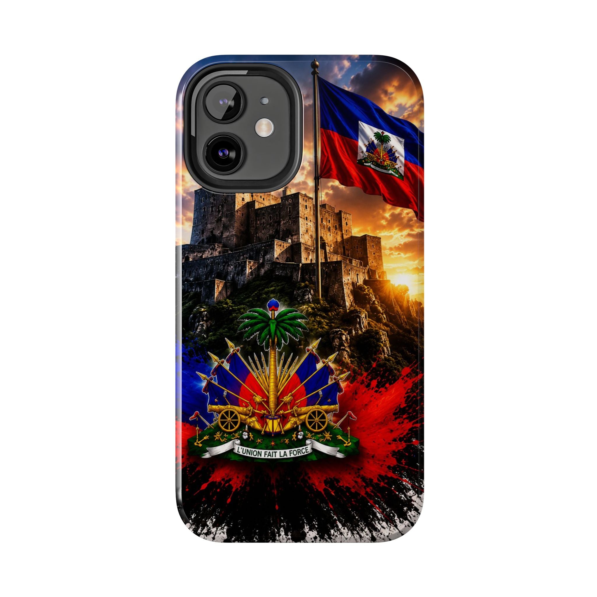 Haiti Crest Tough Phone Case — Citadel Sunset Protective Phone Cover