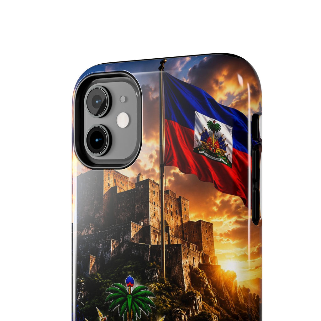 Haiti Crest Tough Phone Case — Citadel Sunset Protective Phone Cover