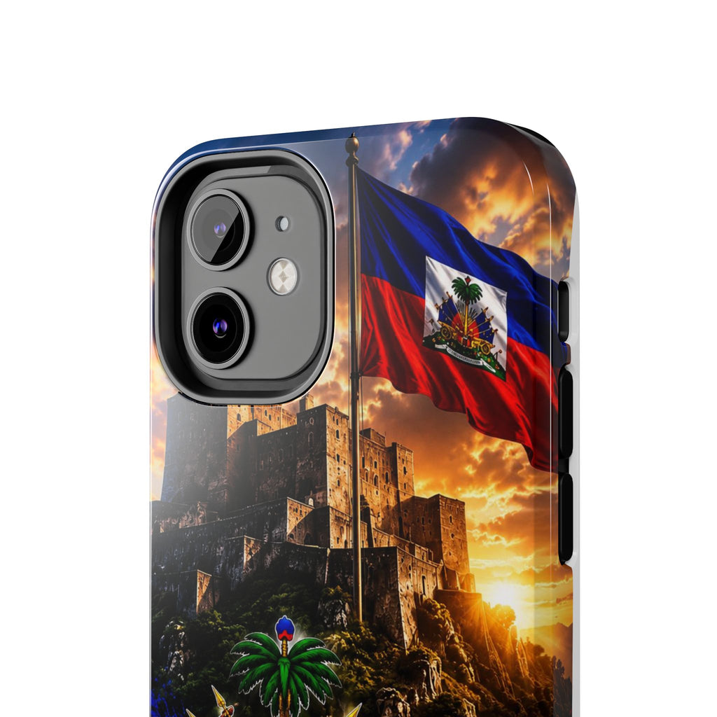 Haiti Crest Tough Phone Case — Citadel Sunset Protective Phone Cover