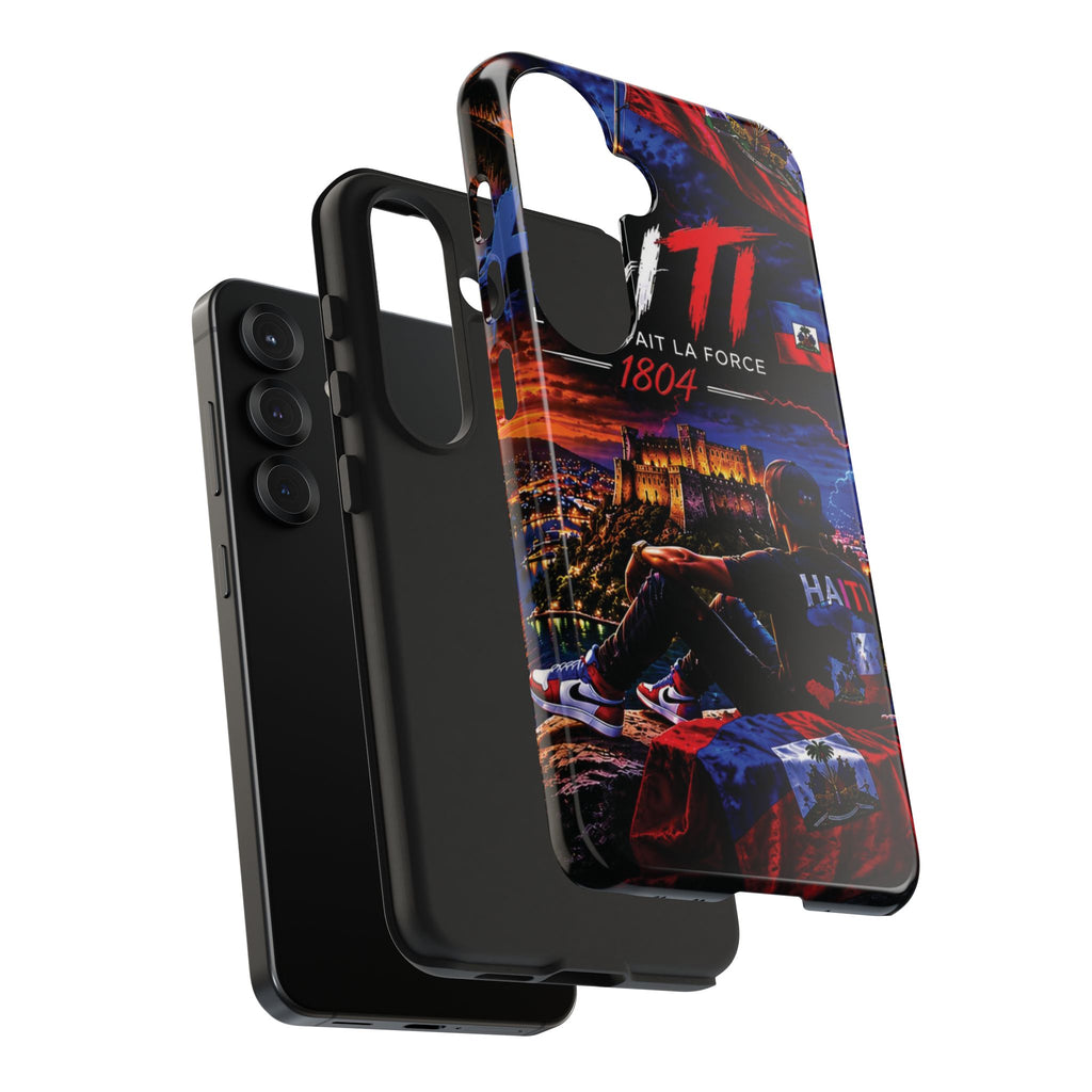 Haiti 1804 Tough Phone Case — L'Union Fait La Force Patriotic Protective Cover