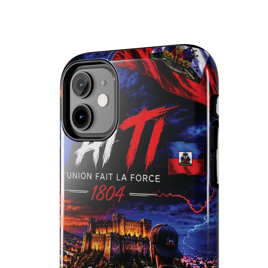 Haiti 1804 Tough Phone Case — L'Union Fait La Force Patriotic Protective Cover