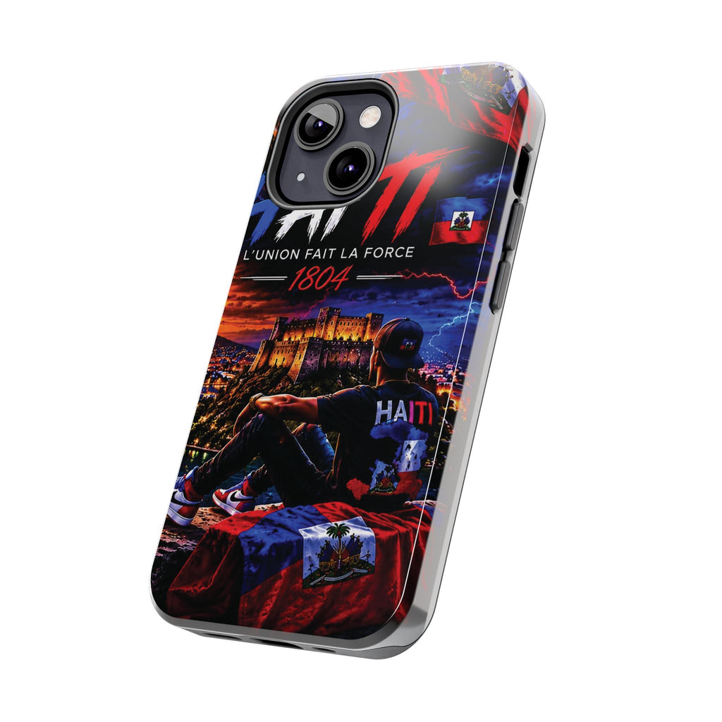 Haiti 1804 Tough Phone Case — L'Union Fait La Force Patriotic Protective Cover