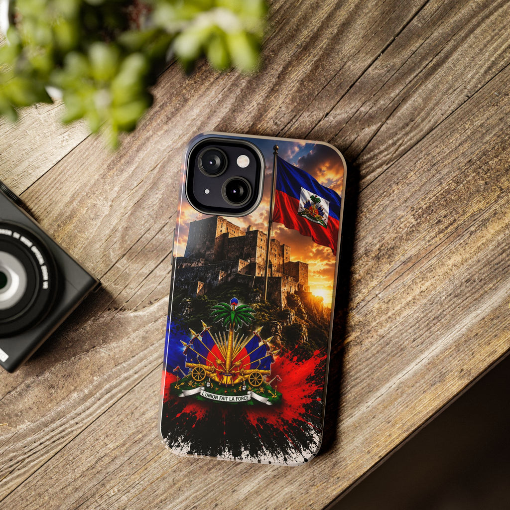 Haiti Crest Tough Phone Case — Citadel Sunset Protective Phone Cover