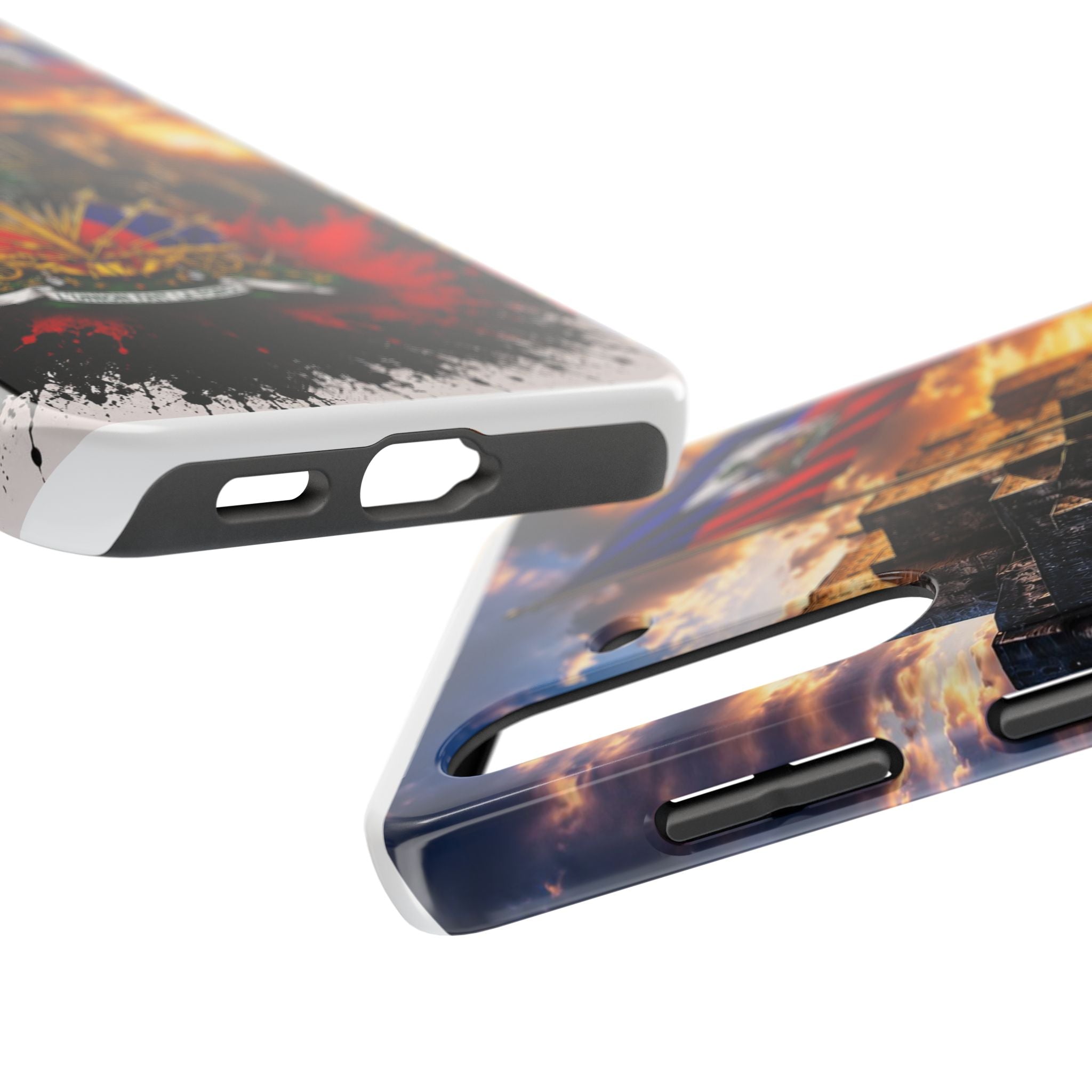 Haiti Crest Tough Phone Case — Citadel Sunset Protective Phone Cover