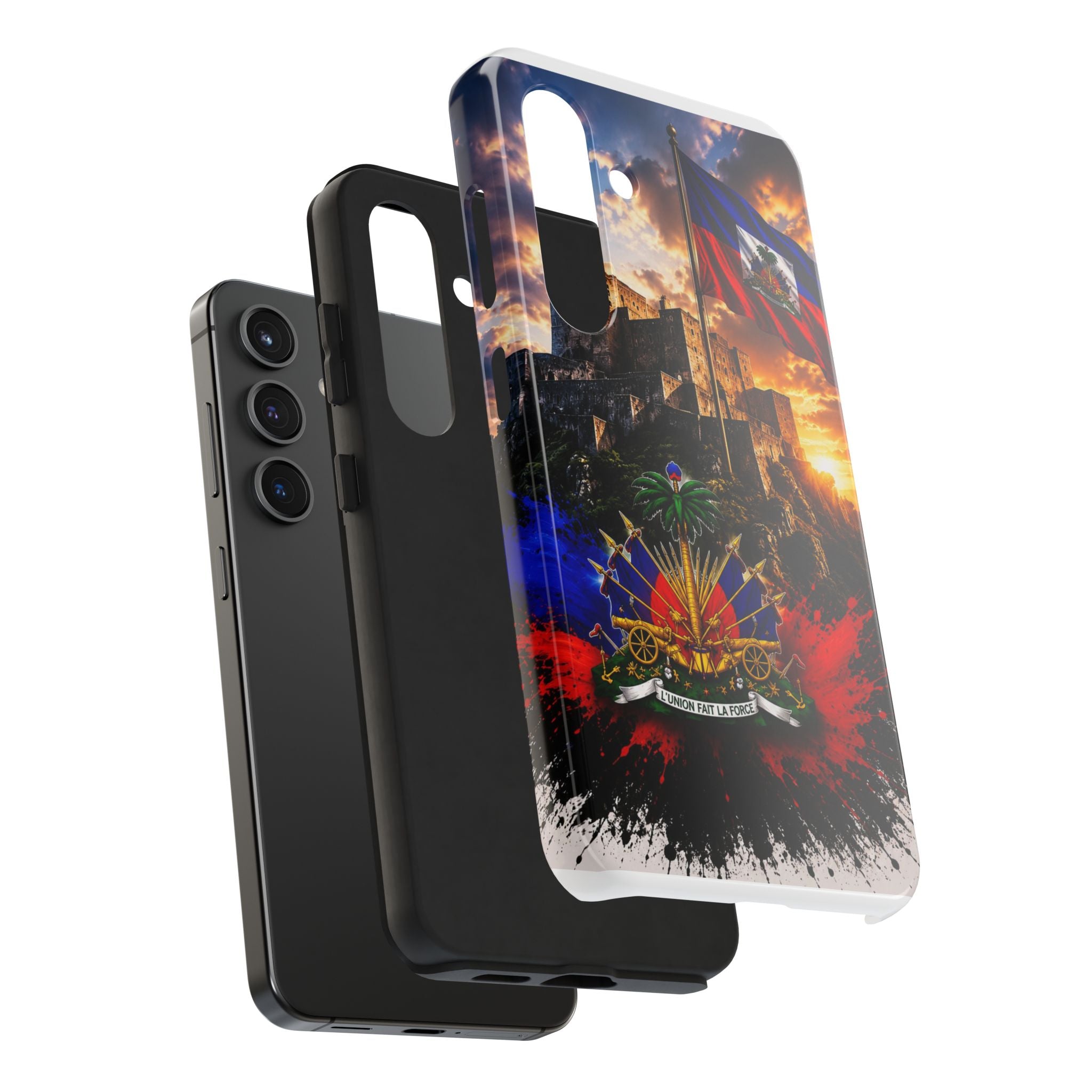 Haiti Crest Tough Phone Case — Citadel Sunset Protective Phone Cover