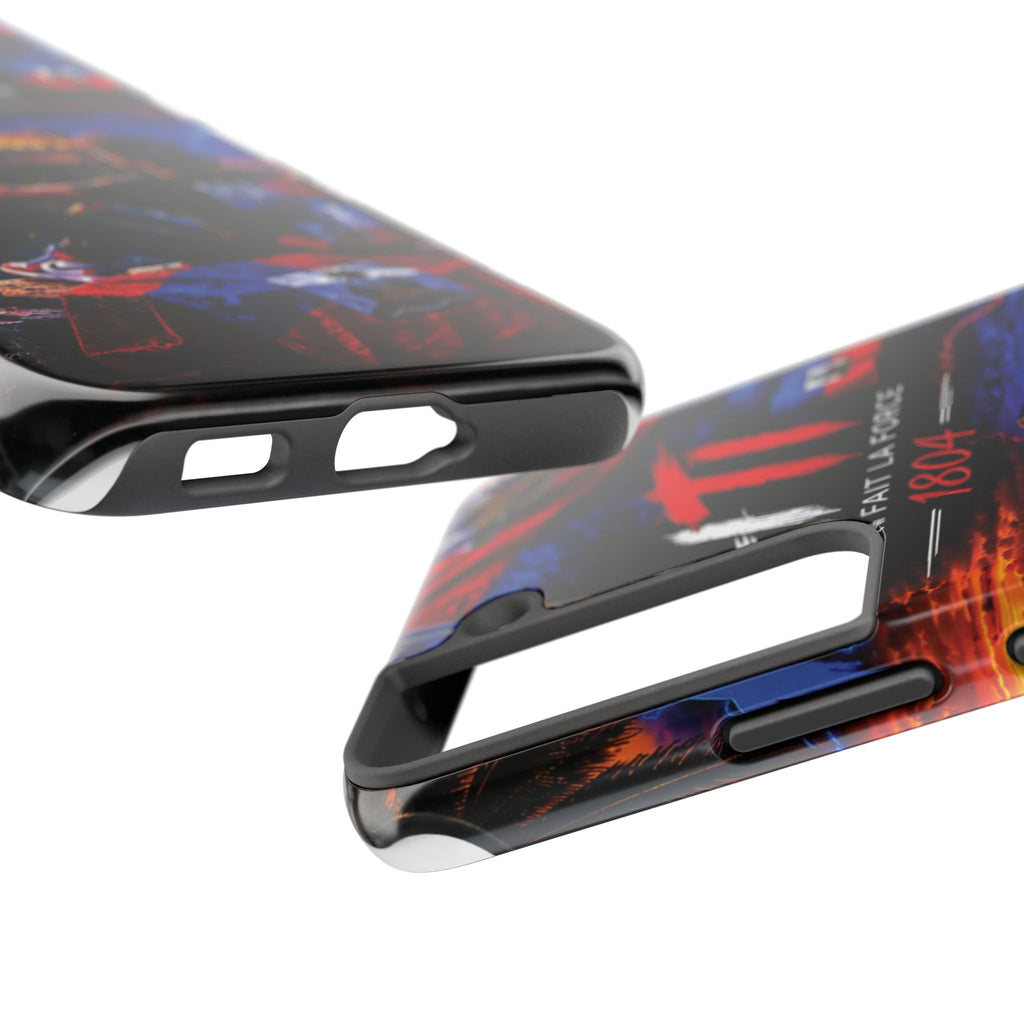 Haiti 1804 Tough Phone Case — L'Union Fait La Force Patriotic Protective Cover
