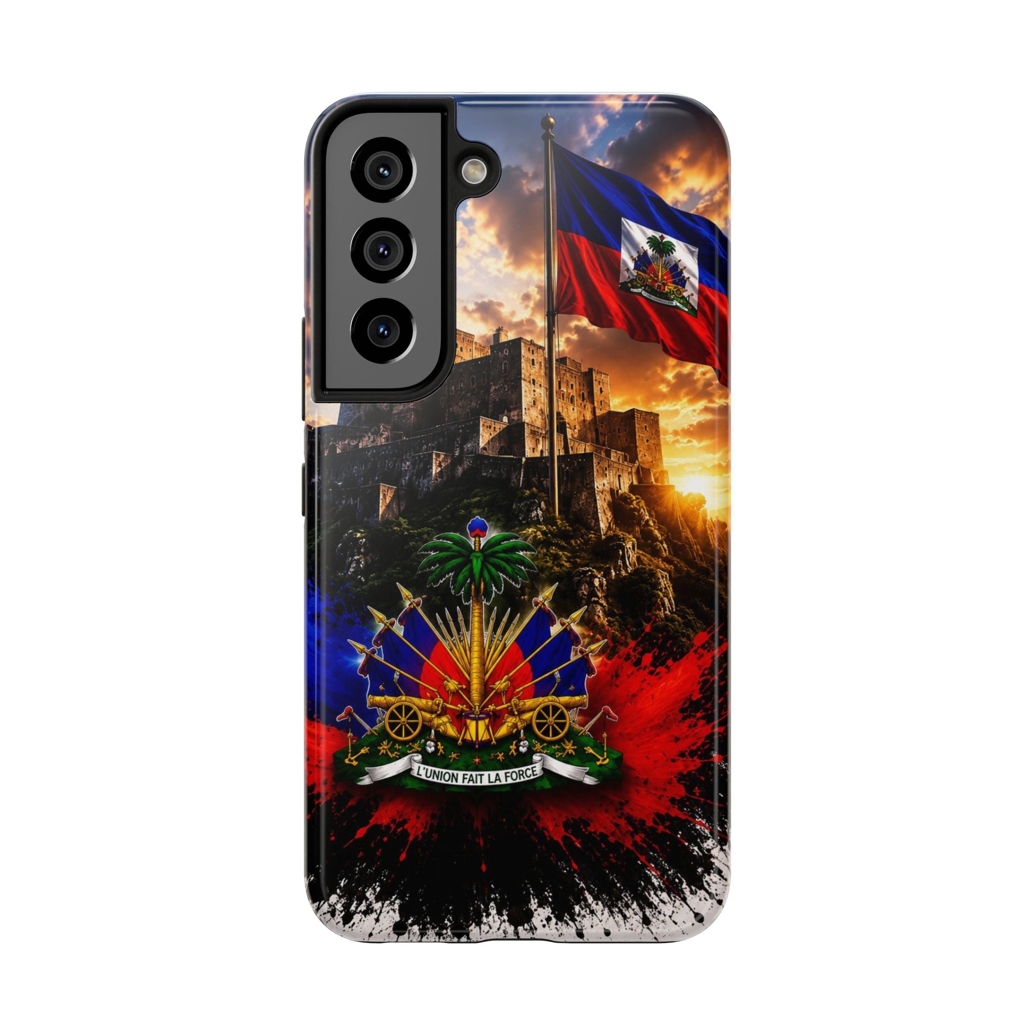 Haiti Crest Tough Phone Case — Citadel Sunset Protective Phone Cover
