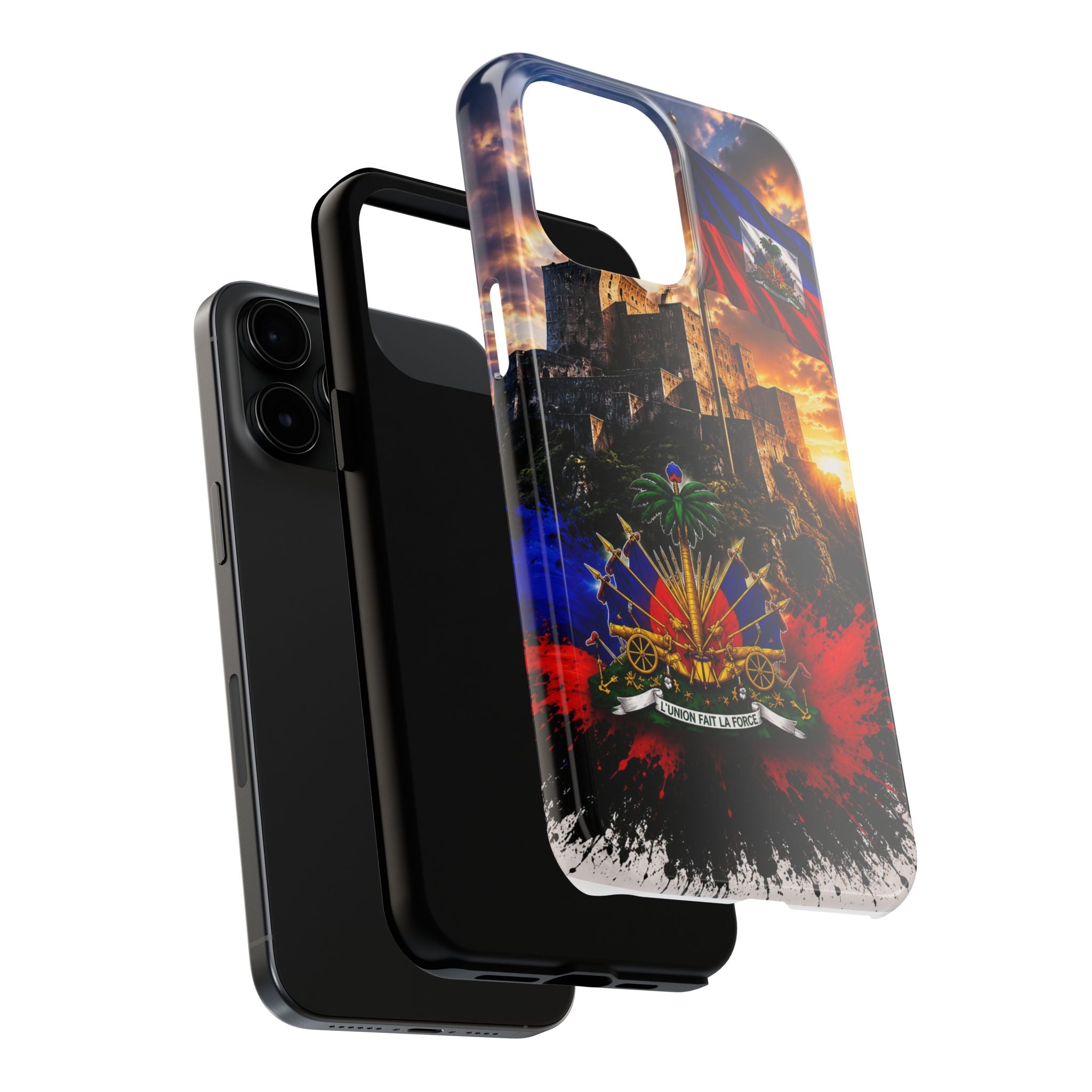 Haiti Crest Tough Phone Case — Citadel Sunset Protective Phone Cover