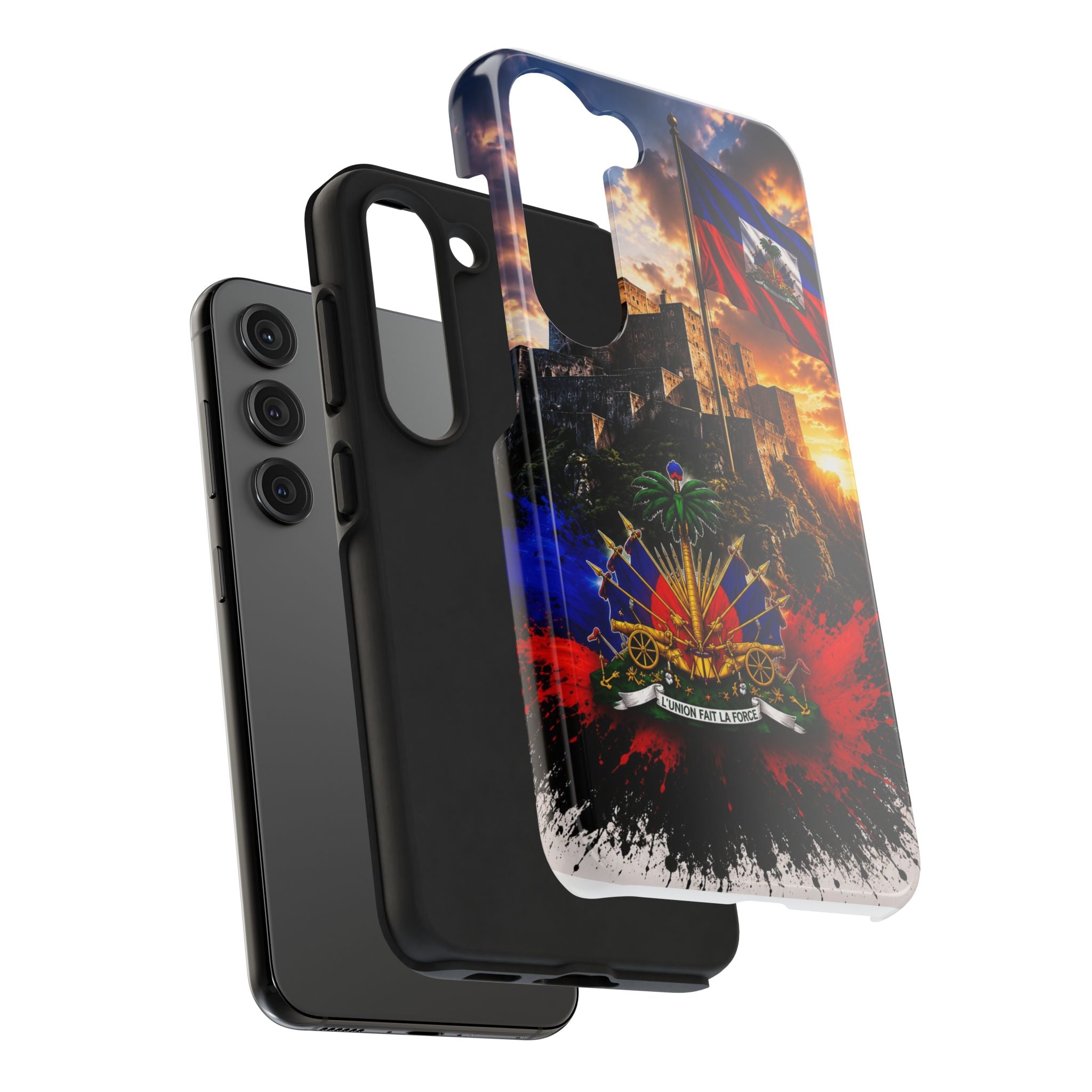 Haiti Crest Tough Phone Case — Citadel Sunset Protective Phone Cover