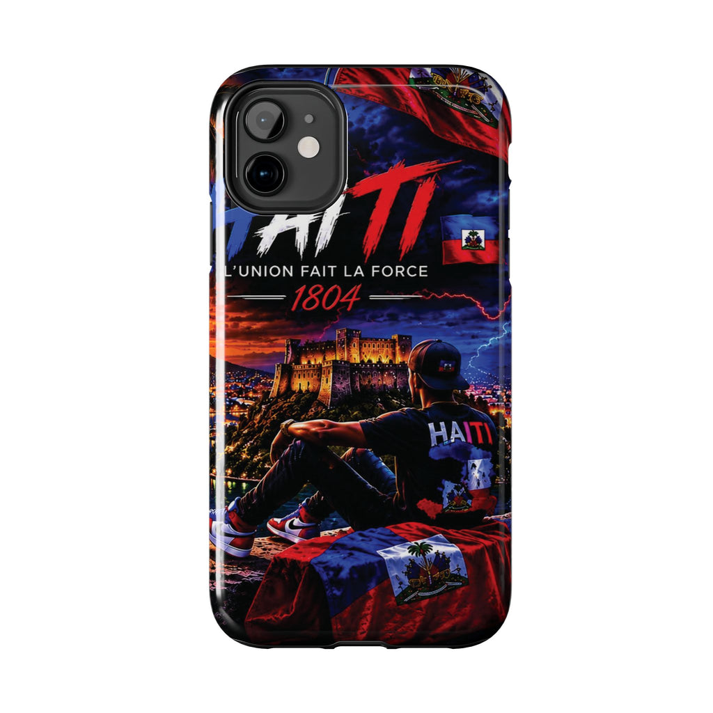 Haiti 1804 Tough Phone Case — L'Union Fait La Force Patriotic Protective Cover
