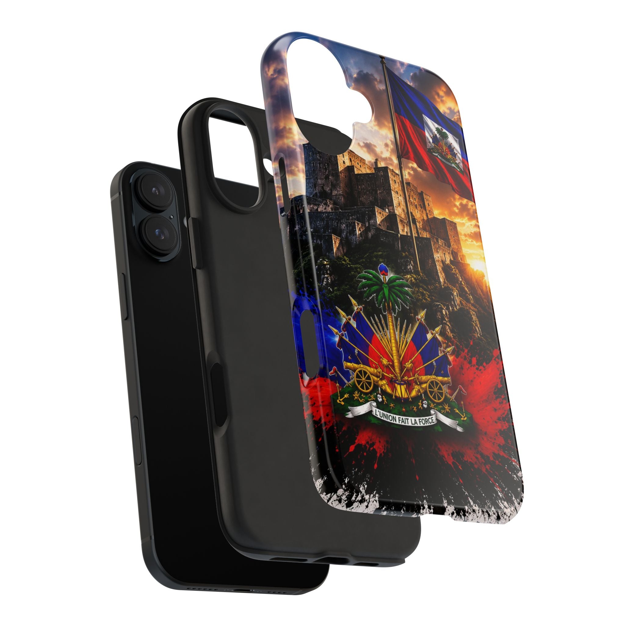 Haiti Crest Tough Phone Case — Citadel Sunset Protective Phone Cover