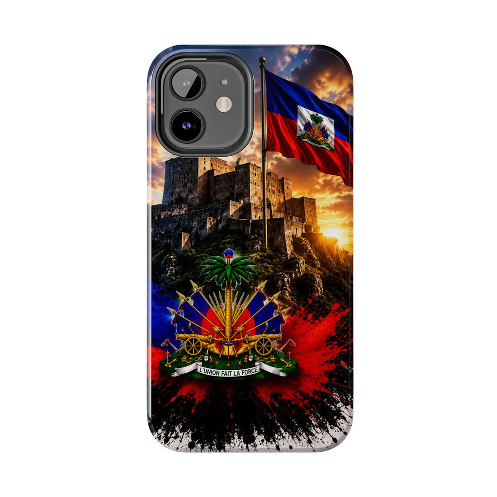 Haiti Crest Tough Phone Case — Citadel Sunset Protective Phone Cover