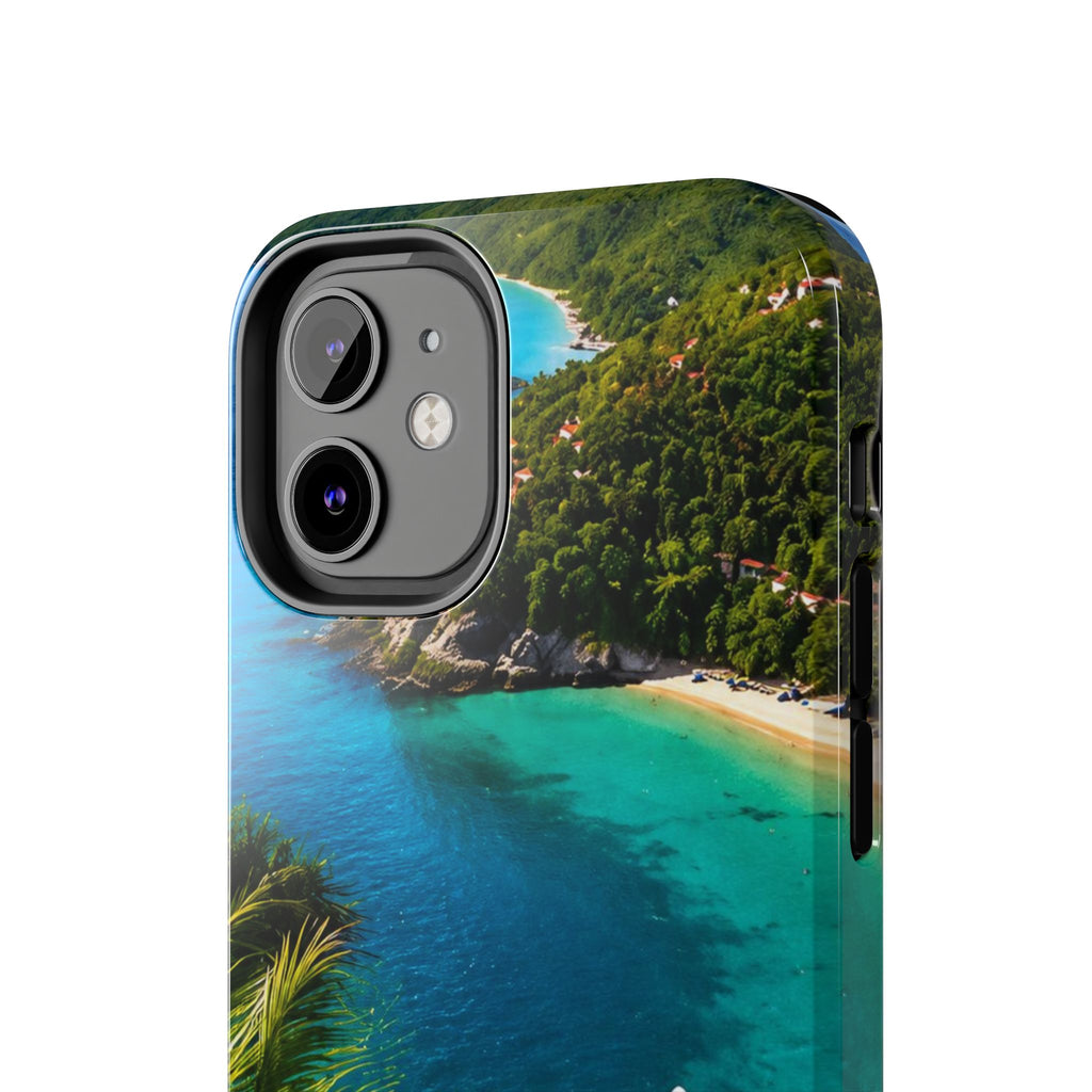 Labadee Haiti Beach Tough Phone Case — Tropical Island Protective Cover