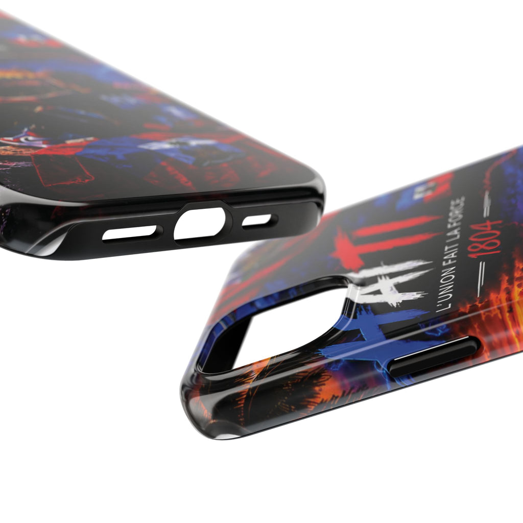 Haiti 1804 Tough Phone Case — L'Union Fait La Force Patriotic Protective Cover