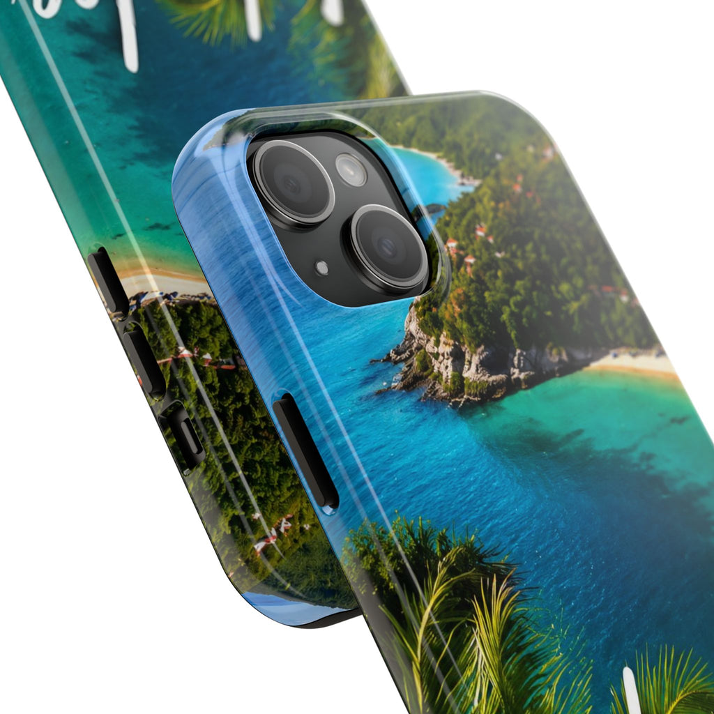 Labadee Haiti Beach Tough Phone Case — Tropical Island Protective Cover