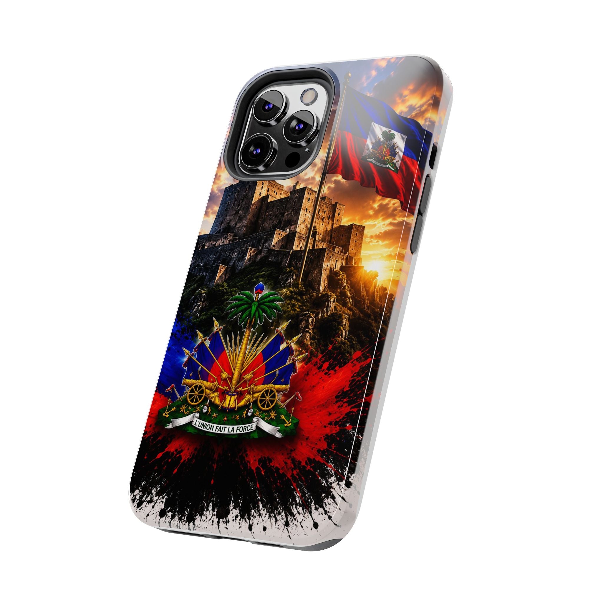Haiti Crest Tough Phone Case — Citadel Sunset Protective Phone Cover