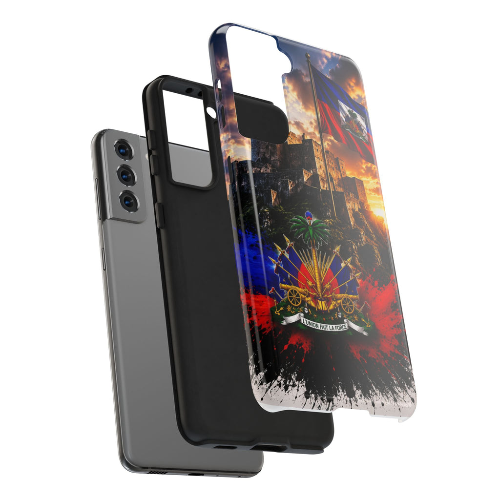Haiti Crest Tough Phone Case — Citadel Sunset Protective Phone Cover