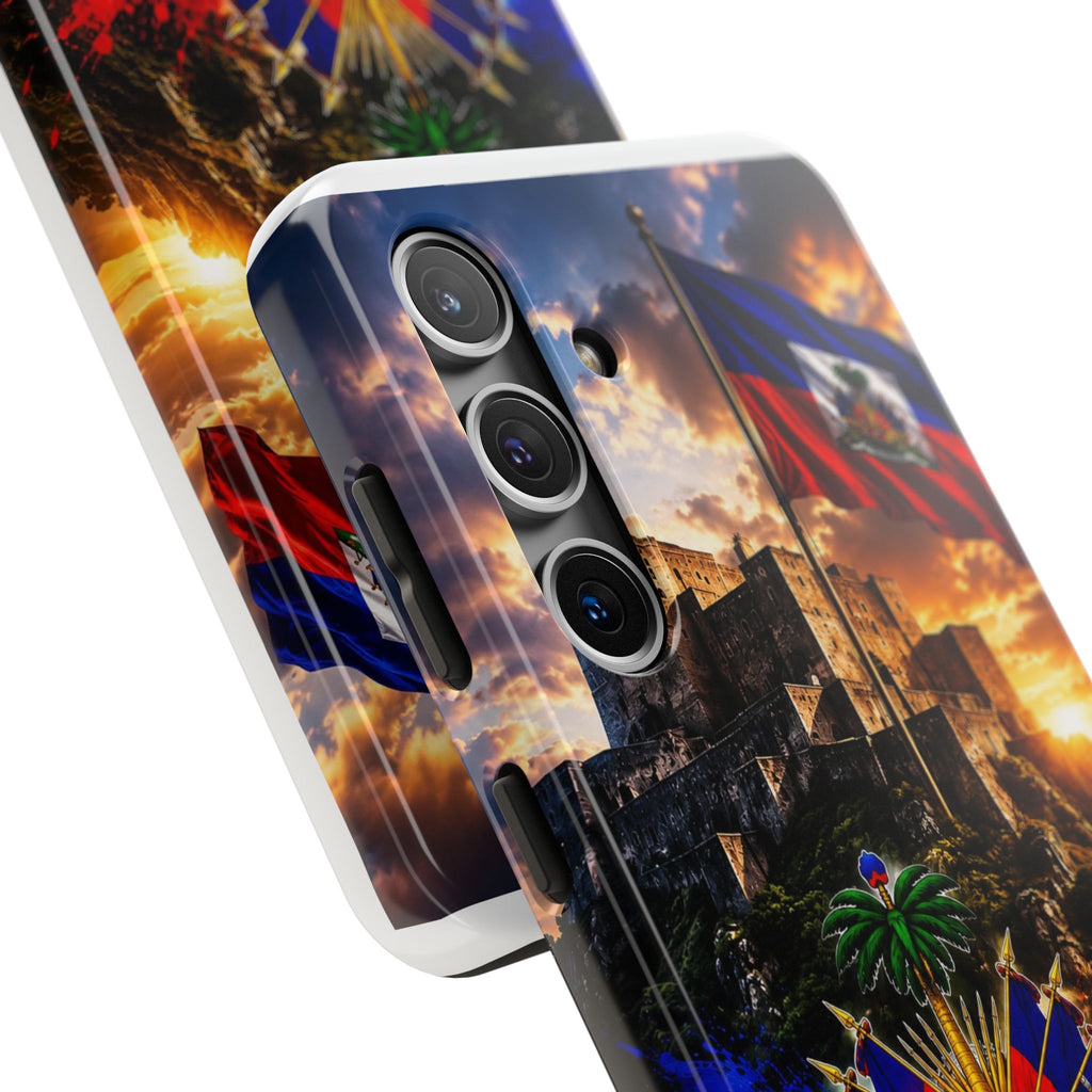 Haiti Crest Tough Phone Case — Citadel Sunset Protective Phone Cover