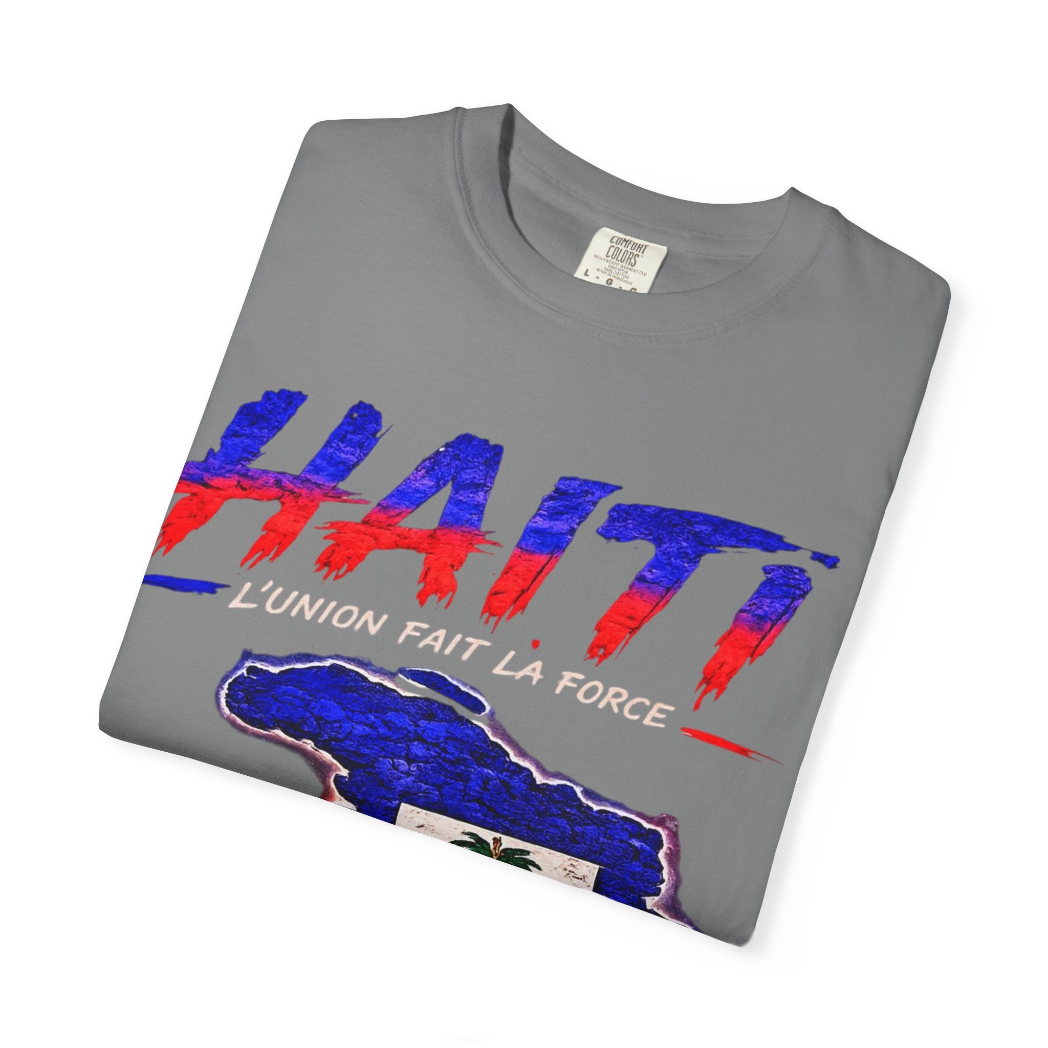 Haiti 1804 Flag Map T-Shirt — Haitian Pride Graphic Tee