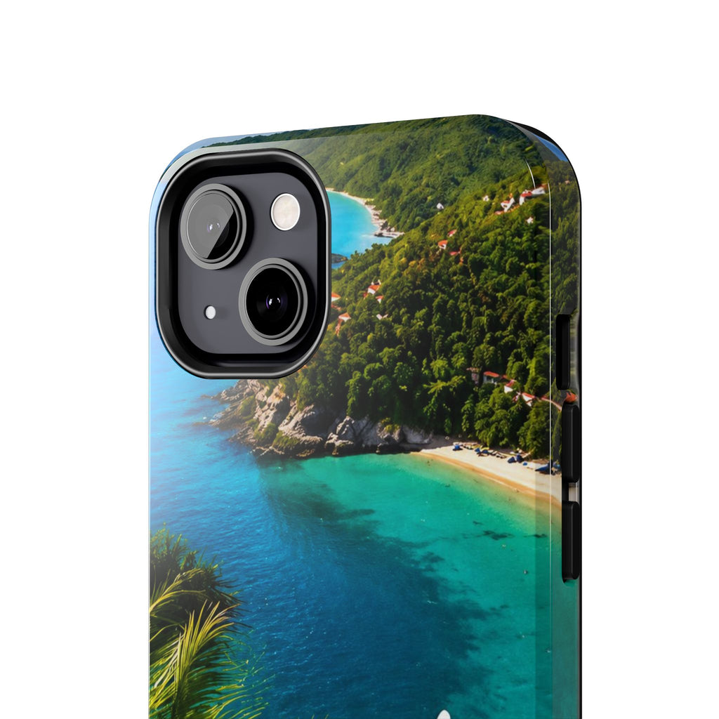 Labadee Haiti Beach Tough Phone Case — Tropical Island Protective Cover
