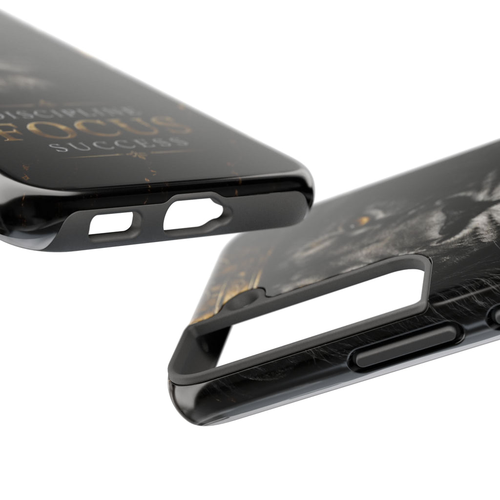 Lion 'Discipline Focus Success' Tough Phone Case