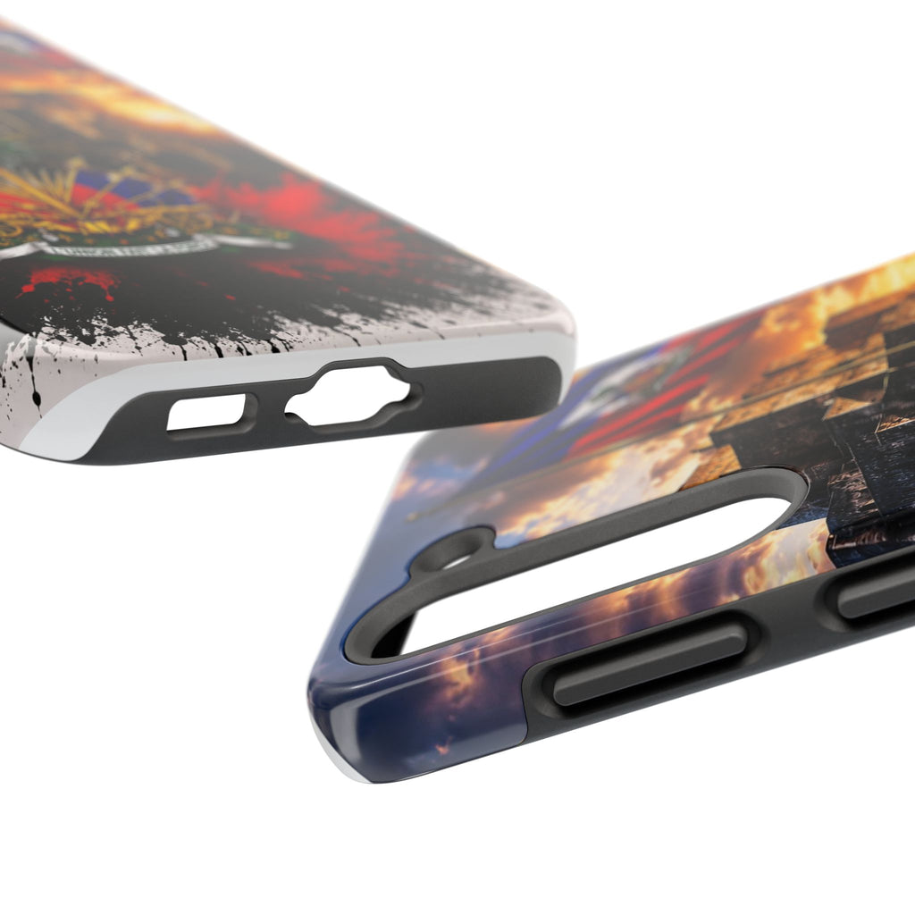 Haiti Crest Tough Phone Case — Citadel Sunset Protective Phone Cover