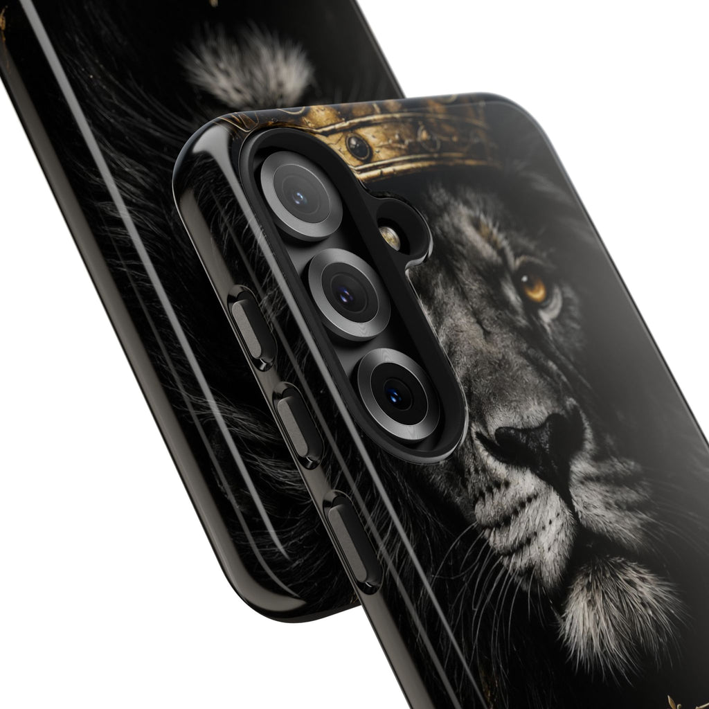 Lion 'Discipline Focus Success' Tough Phone Case