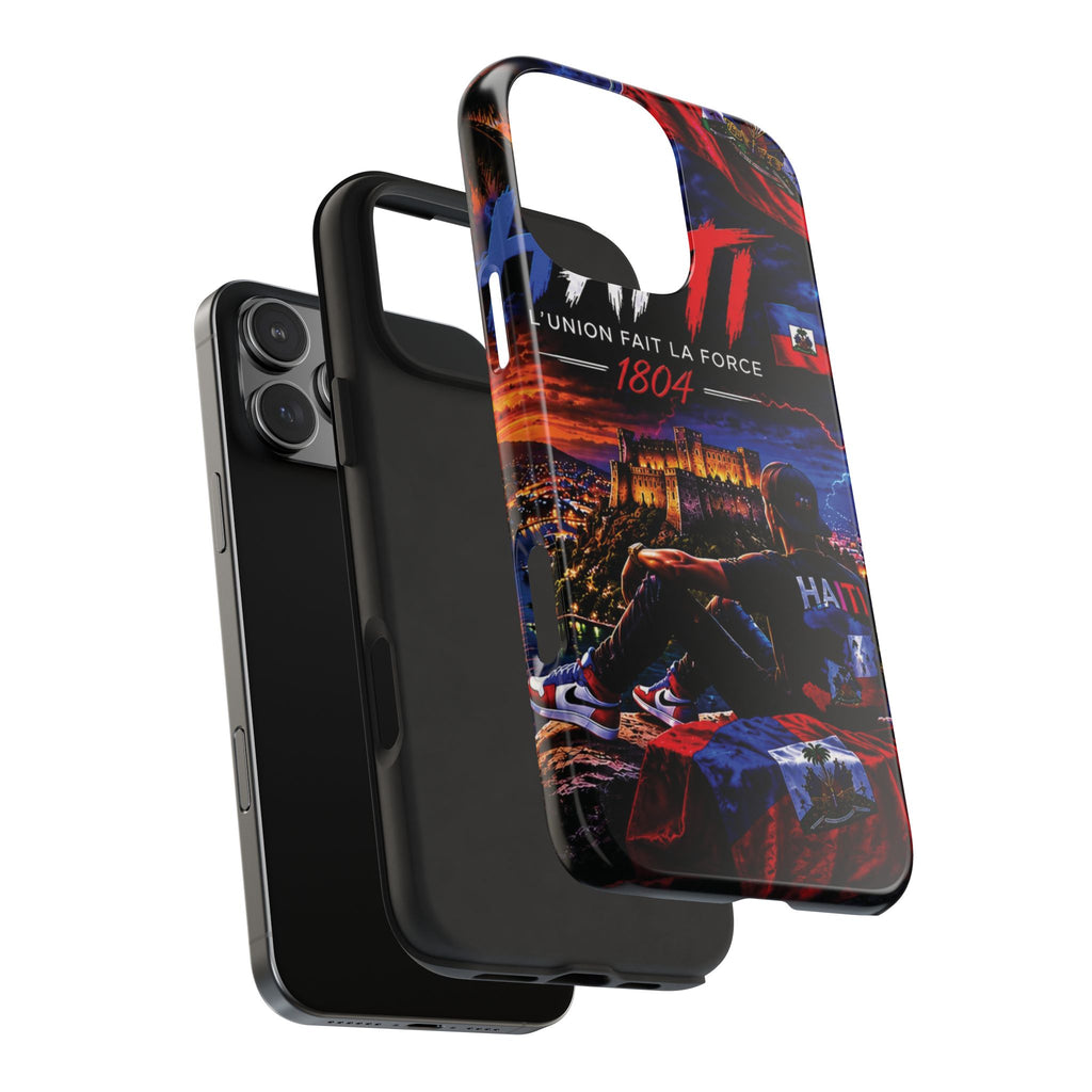 Haiti 1804 Tough Phone Case — L'Union Fait La Force Patriotic Protective Cover
