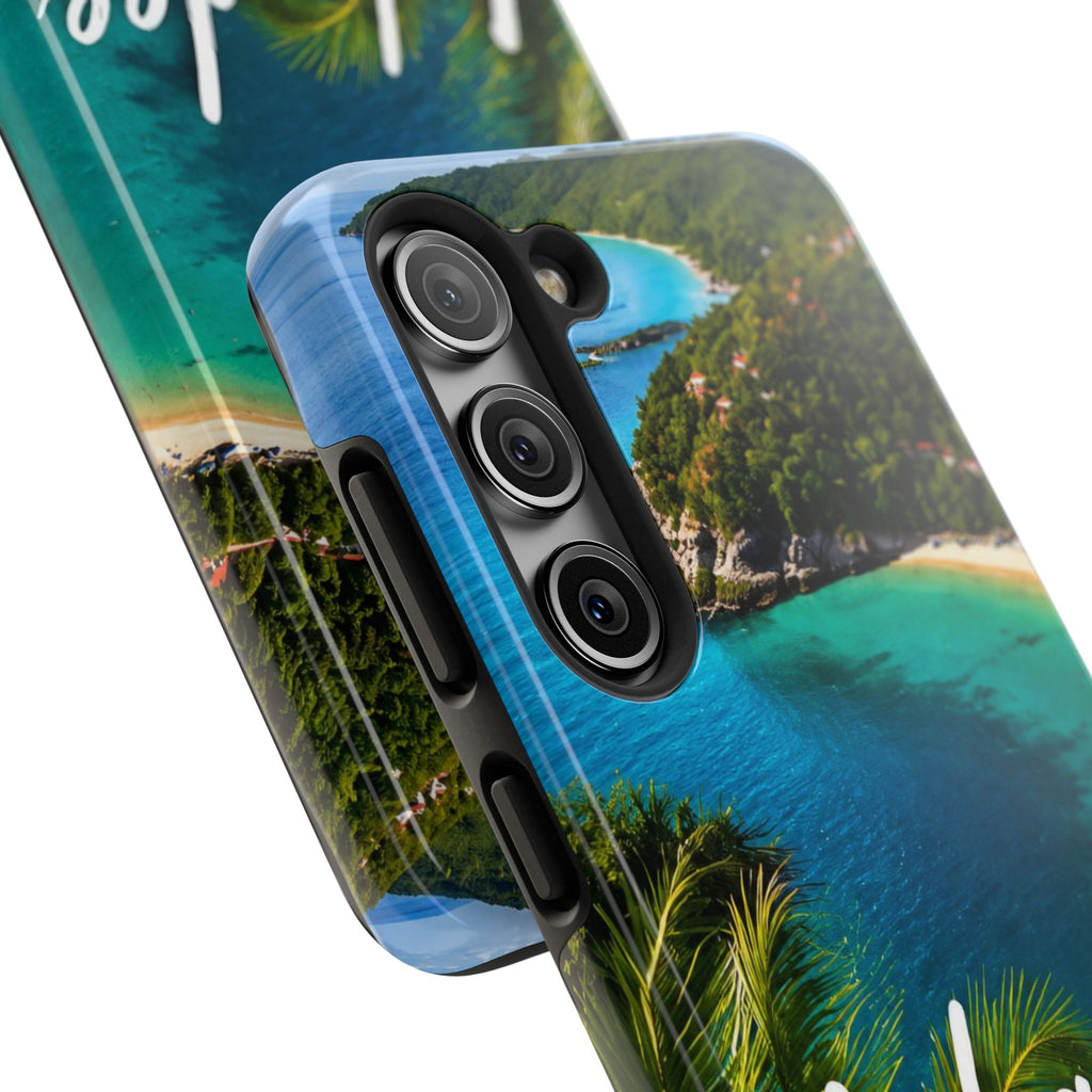 Labadee Haiti Beach Tough Phone Case — Tropical Island Protective Cover