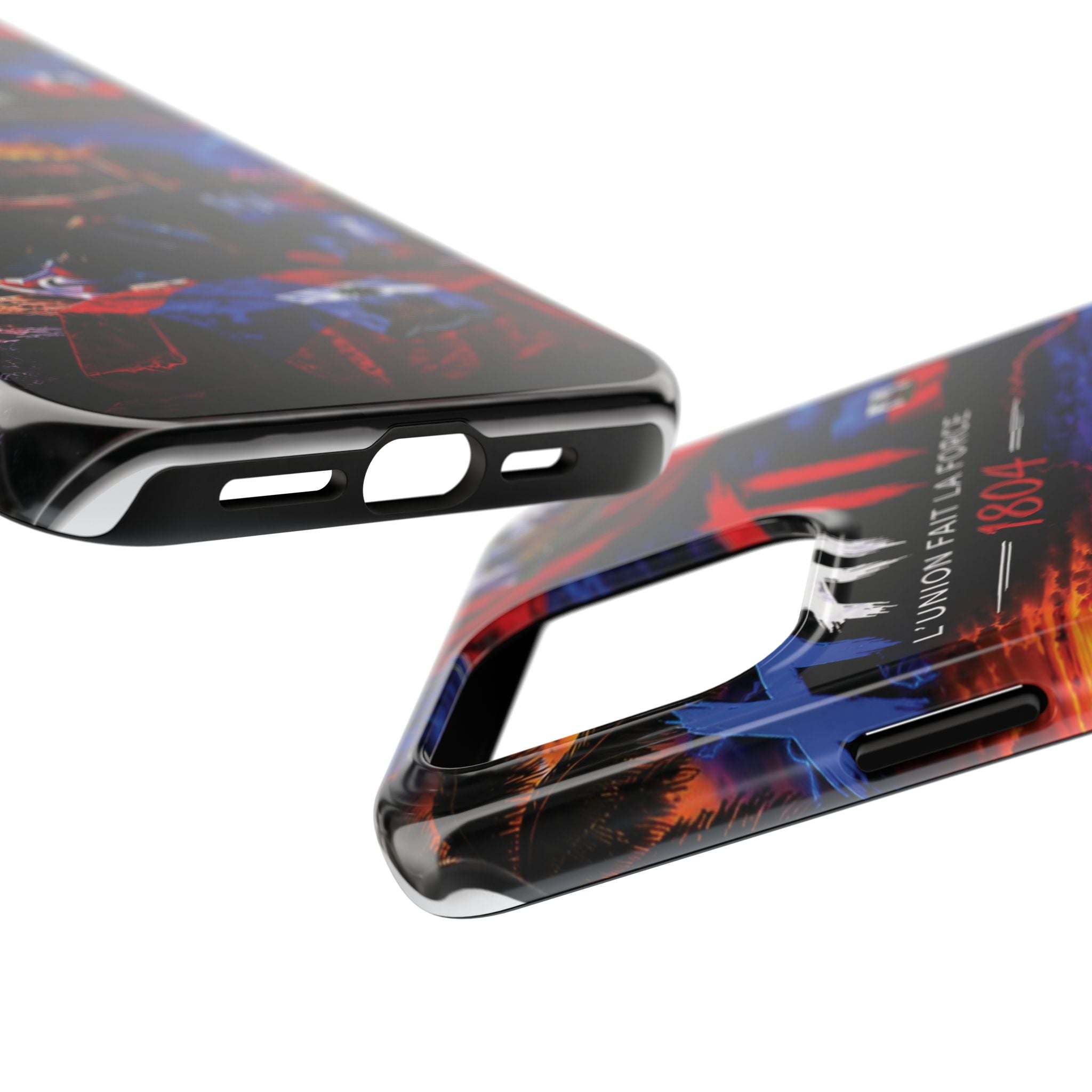 Haiti 1804 Tough Phone Case — L'Union Fait La Force Patriotic Protective Cover