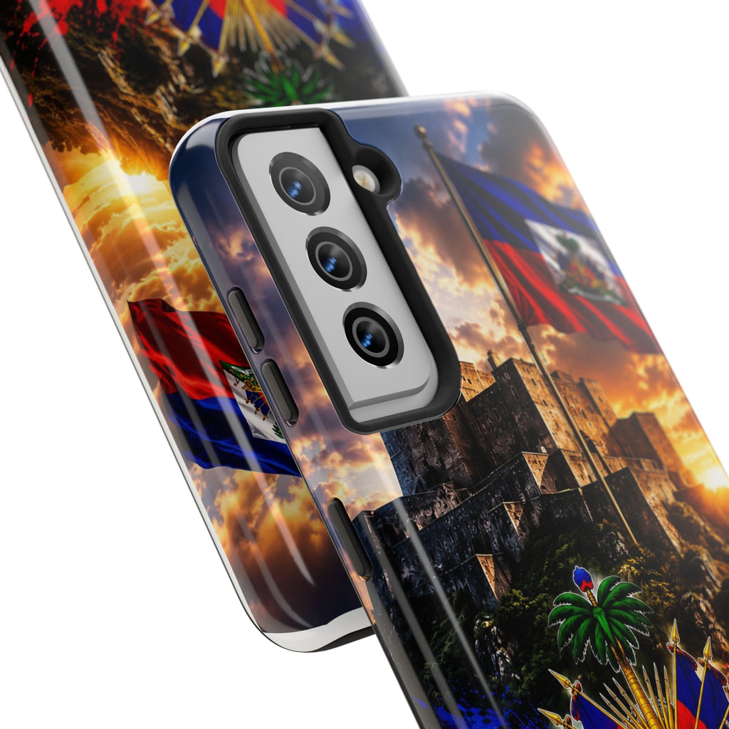 Haiti Crest Tough Phone Case — Citadel Sunset Protective Phone Cover