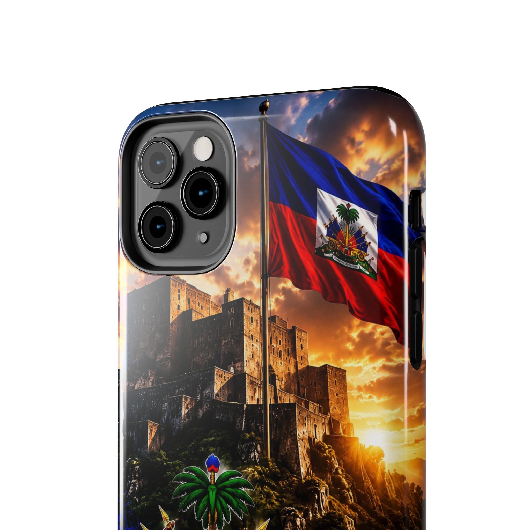 Haiti Crest Tough Phone Case — Citadel Sunset Protective Phone Cover